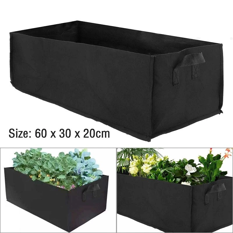 Fabric Plant Grow Bag Garden Outdoor Flower Vegetable Tomato Potato Planter Pot - Image 1 of 4