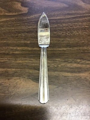 Vintage Puiforcat Chantaco Fish Knife, Silverplated Art Deco  Foto 1 de 4