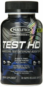MuscleTech Test HD Hardcore Natural Testo Booster 90 caplet a rilascio rapido USA* - Foto 1 di 1