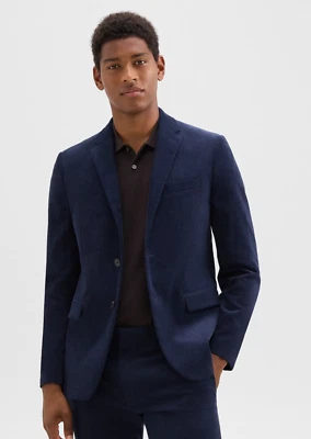 Theory Stretch Corduroy Morton Blazer Men's Slim Fit Sport Coat 38R Baltic $565 - Image 1 of 4