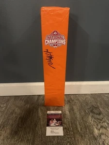 WILL HOWARD SIGNED OHIO STATE BUCKEYES TOUCHDOWN PYLON JSA COA AUTOGRAPHED CHAMP - Picture 1 of 3