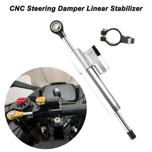 Steering Damper Linear Stabilizer Universal For Motorcycles Electric Scooter CNC - Picture 1 of 24