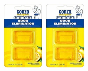 2x ¡ELIMINADOR DE OROR DE BASURA MÁGICO NATURAL GONZO! ~ 4 GELES ADHESIVOS PERFUMADOS CON LIMÓN! - Imagen 1 de 7