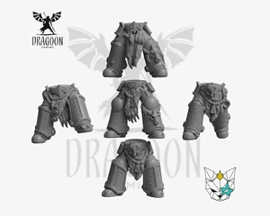 Space Viking Terminator Leg Conversions Compatible with 28mm Space Knights - Picture 1 of 1