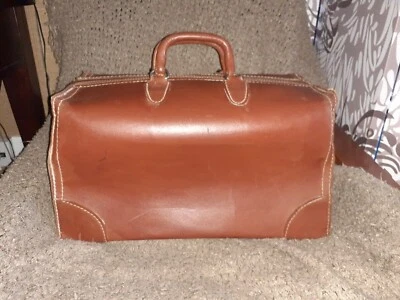 Vintage CHENEY Leather Duffle Bag-Chestnut Brown-Very Good - Image 1 of 4