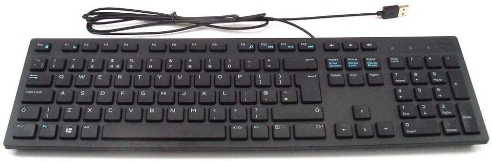 Joblot Of 5 Dell Wired USB Keyboards  FRENCH - Image 1 of 1