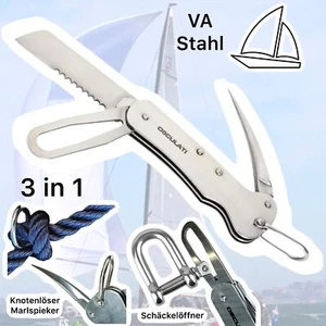 Marine Segelmesser Boardmesser Taschenmesser Bootsmesser Marlspieker Motorboot  - Bild 1 von 6