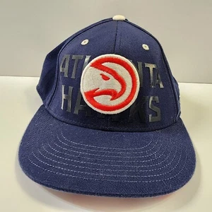 Adidas Atlanta Hawks Hat Mens L/XL Blue NBA Basketball Draft Cap Fit Max 70 ATL - Picture 1 of 8