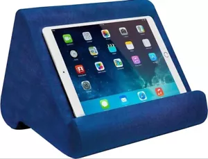 Blue ONTEL PILLOW PAD Multi-Angle Soft Tablet Stand DELUXE PREMIUM - - Picture 1 of 4