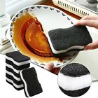Cookware Sponge Rub Scouring Pad Black Cleaning Brushes Reuse Universal