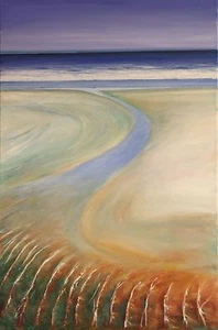 Original Öl auf Leinwand "Shore Tide" von Ross D Jahnig - Bild 1 von 1