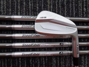 Golf Iron Set PING i59 SteelFiber i125 cw (X) 6pcs 5-W JAPAN - Picture 1 of 6