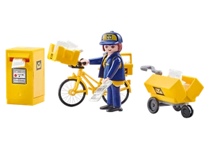 Playmobil ®  9806 Factrice avec vélo - City life / neuf / new  - Picture 1 of 1