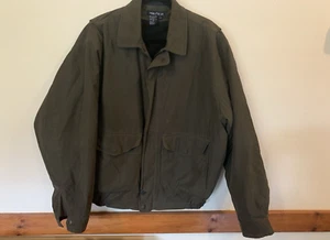 Vintage Nautica Jacket Mens XL (1/G), Removeable lining, Chore Barn Coat, Olive - Picture 1 of 13