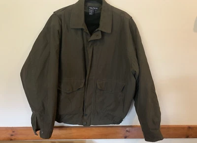Vintage Nautica Jacket Mens XL (1/G), Removeable lining, Chore Barn Coat, Olive - Image 1 of 4