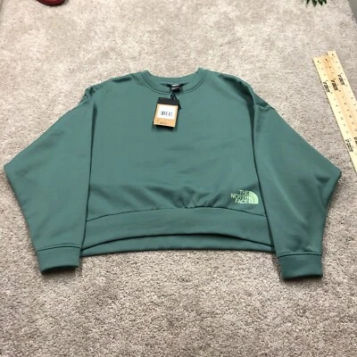 Sudadera North Face Mujer Grande Extra Grande Oliva Crew Absorbente Nueva con Etiquetas $70.00 Foto 1 de 4