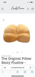 10 - Das Original Kissen Booty Plüschtier - hellkaramell - ungefüllt - Bild 1 von 2