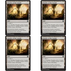 4 x FOUNDRY OF THE CONSULS NM Elves vs Inventors MTG Land - Unc - Bild 1 von 1