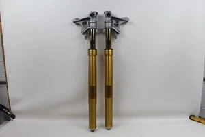 Aprilia RSV4 1100 Factory 21+ Ohlins Electronic Front Forks Fork STRAIGHT RASH - Picture 1 of 12