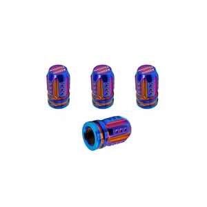 Rison Titanium Car Tire Valve Caps Colorful Valve Stem Caps Titanium Valves 4PCS - Picture 1 of 46