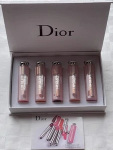 Dior Addict Lip Glow Color Reviver Balm*RARE* 5 Pack: 001 x2, 004, 005, 006. NEW - Picture 1 of 12