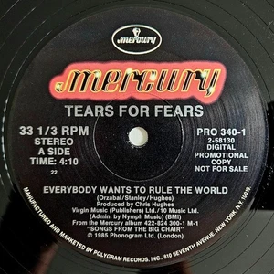NEW WAVE / SYNTH-POP - TEARS FOR FEARS - EVERYBODY WANTS TO RULE THE WORLD - PRO - Picture 1 of 4