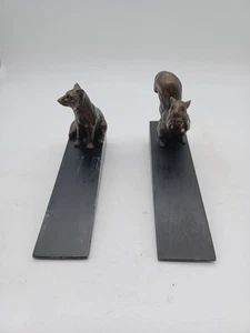 San Pacific International Door Stops . Fox And Squirrel. - Picture 1 of 6