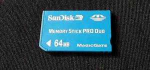 64MB Memory Stick Pro Duo - For Sony PSP Console + CyberShot DSC Camera - Picture 1 of 1