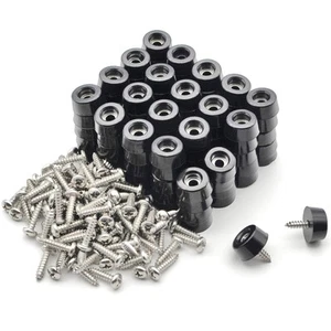 Cutting Board Feet, Non Slip Round Rubber Feet Bumpers with Stainless Screws,... - Picture 1 of 8