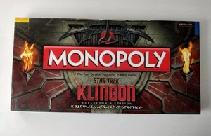 Star Trek Klingon Monopoly Collector's Edition Board Game 2011 - Picture 1 of 1