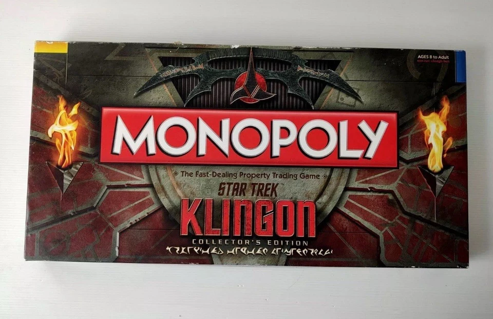 Juego de Mesa Star Trek Klingon Monopoly Edición Coleccionista 2011 Foto 1 de 1