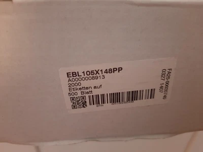 1500 Hermes Versandetiketten DIN A6 selbstklebend Etiketten Paketaufkleber - Bild 1 von 3