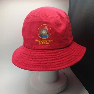 Sombrero Cubo Rojo “Paddington in Peru” Talla M Raro Película Limitada Promo Mercancía - Imagen 1 de 9