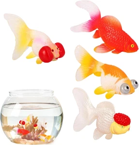 Peces Flotantes, 4 Decoraciones, Animal Marino Realista, Perfecto Para El Hogar, - Imagen 1 de 12