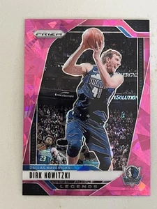 Dirk Nowitzki Dallas Mavericks 2024-25 Panini Prizm Legends Prizms Pink Ice #272 - Picture 1 of 2
