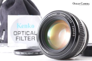 w/Case [MINT] Nikon Ai NIKKOR 50mm f/1.2 Prime Standard MF Lens From JAPAN - Picture 1 of 14