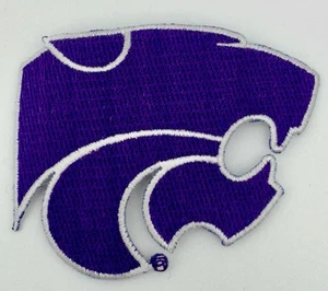 Kansas State Wildcats University College Embroidered Iron On Patch 3" x 2.25" - Picture 1 of 3