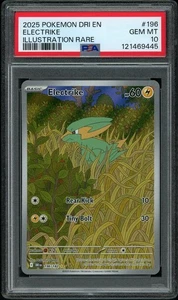 PSA 10 GEM MINT Electrike 196 Destined Rivals Pokemon Karte - Bild 1 von 2
