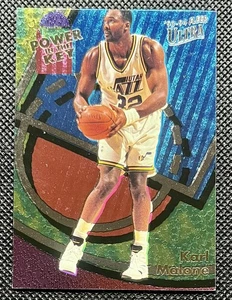 1993-1994 Fleer Ultra Power In The Key #3 Karl Malone Utah Jazz - Picture 1 of 2