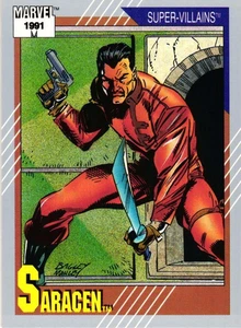 Saracen 1991 Marvel Super-Villains Card - Picture 1 of 4