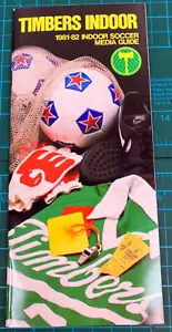 1981 PORTLAND TIMBERS INDOOR SOCCER LEAUGE NASL MLS MEDIA GUIDE SCHEDULE PRESS - Picture 1 of 7