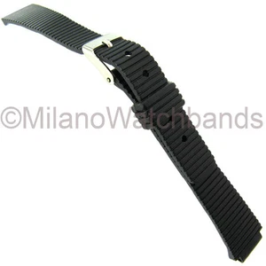 14mm Speidel Express Black Rubber Fits Casio Ladies Band 862 BUY 1 GET 2 FREE! - Picture 1 of 3