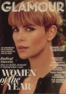 GLAMOUR Magazine (November 2019) CHARLIZE THERON - Women of Year - Picture 1 of 1