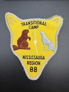 Vtg 1988 Transitional Camp Mississauga Region '88  Boy Scouts Badge/Patch - Picture 1 of 4