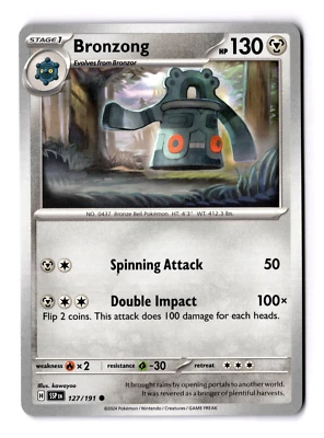 Bronzong 127/191 Sv08: Surging Sparks Regular - Image 1 of 3