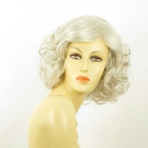 mid length wig for women white curly ref: TRYCIA 60 PERUK - Bild 1 von 8
