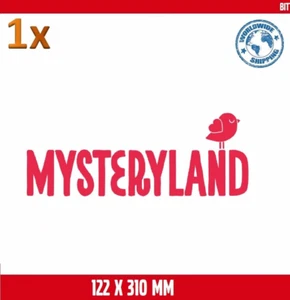 Mysteryland 122 x 310mm Aufkleber, Sticker, Decal, Autocollant, Hardbass, Techno - Picture 1 of 10