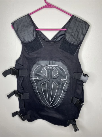 WWE Roman Reigns Tactical Replica Vest Superman Punch Glove Costume-Black Cover