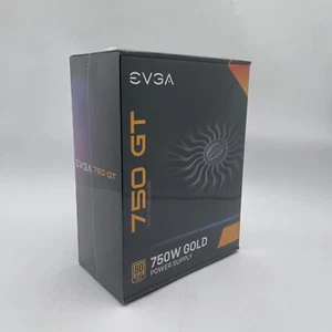 EVGA 750 GT, 80 Plus Gold 750W Modular Power Supply 220-GT-0750-Y1 - Afbeelding 1 van 3
