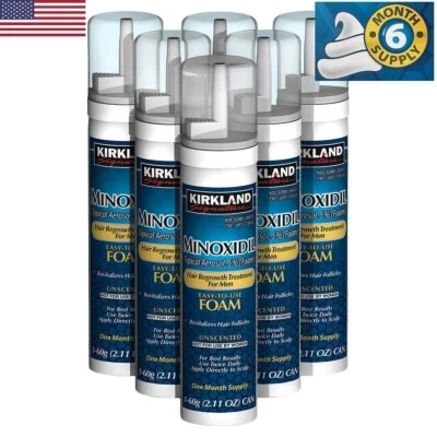 6 Months Kirkland 5% Hair Regrowth Foam Genuine From USA NEW - Image 1 of 4